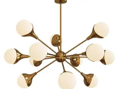 Augustus Chandelier Low-poly 3D model