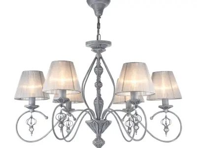 Chandelier Elegant Monsoon ARM154-06-S Maytoni Classic Free 3D model