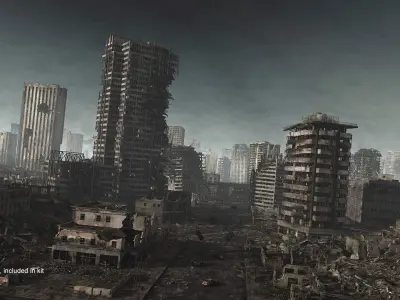  The FALL kit - destroyed city 