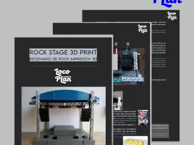 ROCK STAGE BUILDABLE 3D print model