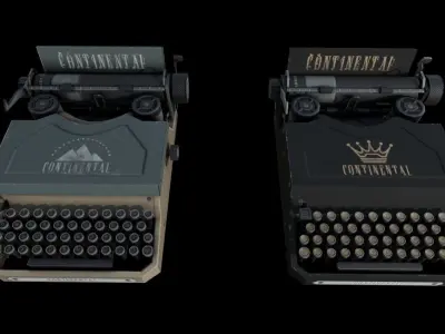 Bank Prop Pack 1 Low-poly 3D model