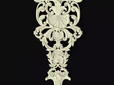 dekor ornate design 3D model 5