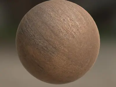 Rusty Street Lamp Free 3D model