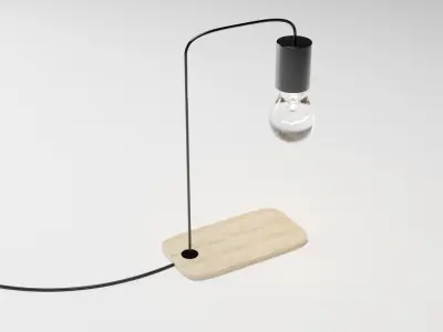 IKEA tvarhand table lamp 3D model
