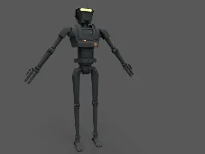 New Republic Security Droid 3D model