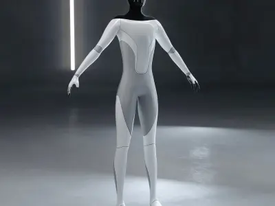 Tesla Bot Low-poly 3D model