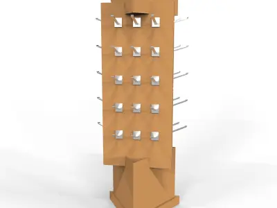 Point of Sale Cardboard Display Stand Texture