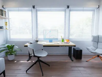 Office modern living room Low-poly 3D model