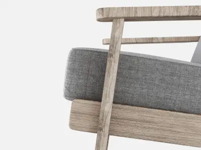 Street chair 3D model