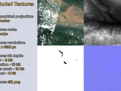 Baojishi China City Landscape 3D Model 3D model