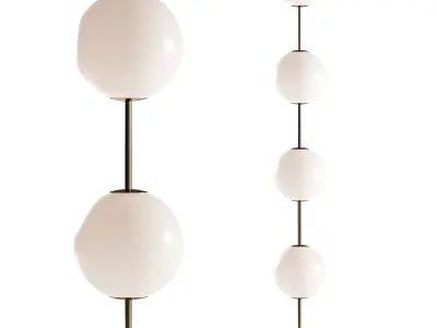 Westwing Walter Retro Floor Lamp 3D model