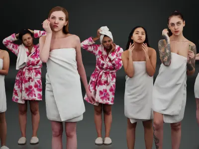 Kanistra People Asset Library Complete Pack 3D model