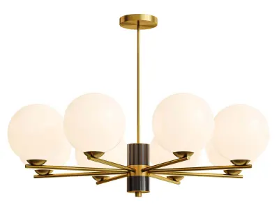 VERNER 8 lamps Low-poly 3D model