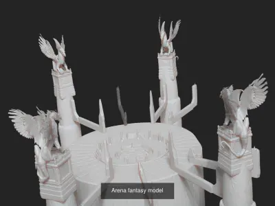 Ancient Arena architecture  Collection 3D Model Pack