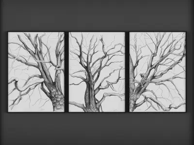Collection of Picture Frames - 20 sets 3D Model Pack 9