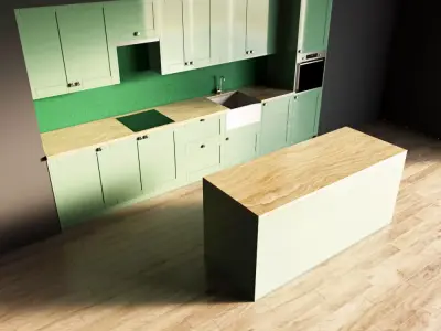 94-Kitchen10 glossy 8 3D model