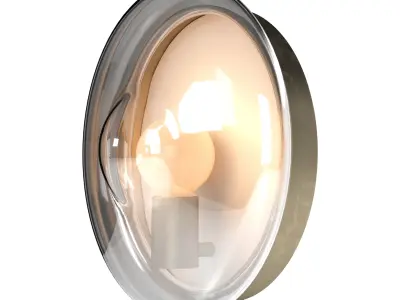 Bomma orbital wall and ceiling lighting 3D model