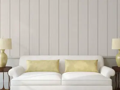 Ivory Pearl Stripe Wallpaper  Texture