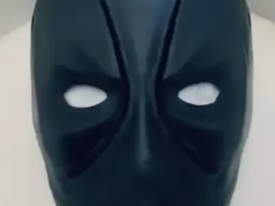 Deadpool Mask by SkazStudio with lenses 3D print model