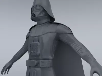 Darth Vader Star Wars Low-poly 3D model
