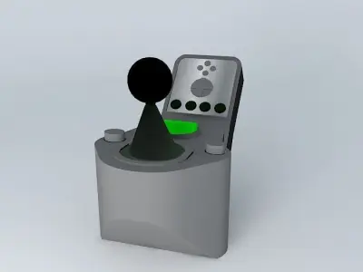 joystick controller with light Free 3D model