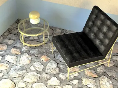Leather Chair 3D model