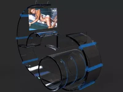 Gaming chair Free 3D model