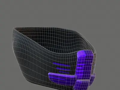 Gas mask helmet 3d model scifi Low-poly  Low-poly 3D model 339