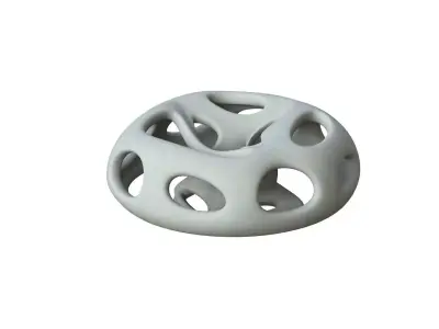 SciFi Cube Object No 65174 Low Poly Shape Low-poly 3D model
