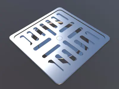 Floor drain 3D model