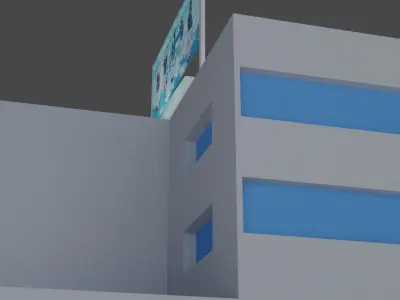 MIniature Town 3D model