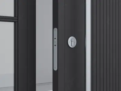Aluminium door 270 3D model