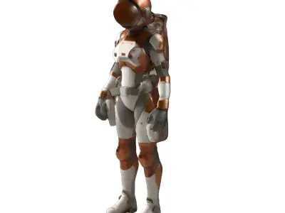 Sci-Fi Character Collection - Future Warriors and Androids 3D print model
