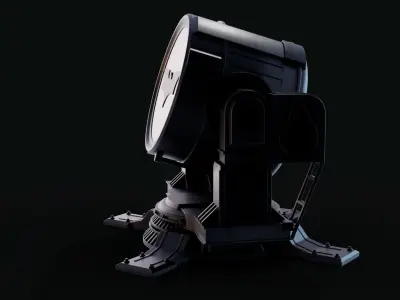 Bat Signal High Poly Model 3D model