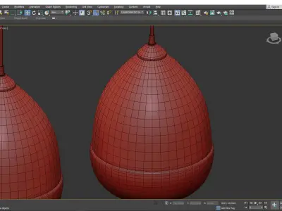 Allegretto Drum Pendants Light Low-poly 3D model
