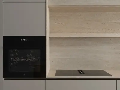 Kitchen set 07 3D model