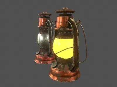 Lamp - Game Ready light bulb Low-poly 3D model