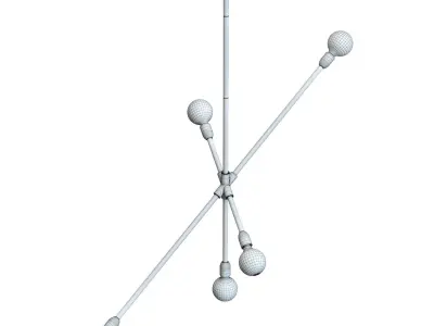 Crate and Barrel - Thalia Chandelier 3D model