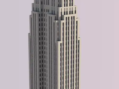First National Center Oklahoma City 3D print model