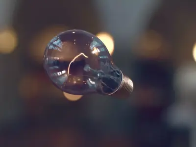 Light bulb 3D model 17