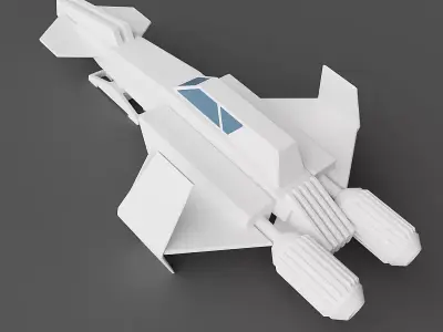 3d printable spacecraft concept 3D print model
