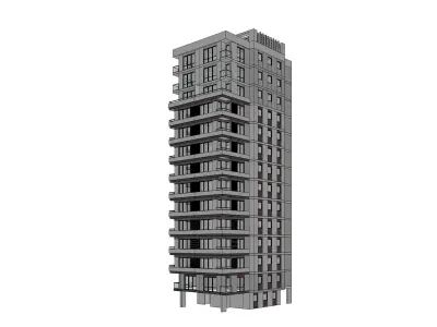 Sketchup Apartments 01 3D model