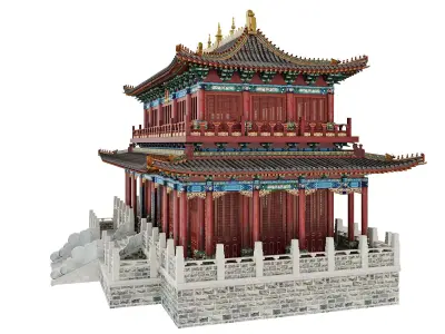 Imperial Palace Hall 3D model