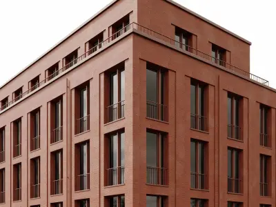Bard College Student Residential Building 3D model
