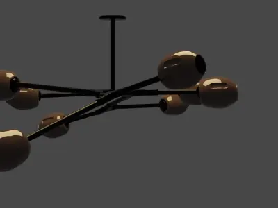 Modern Lamp  Free 3D model