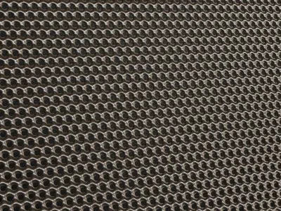 Polished Steel Dimpled Perforated Grill PBR Seamless Texture