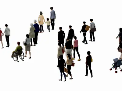  Business People 05Walking 