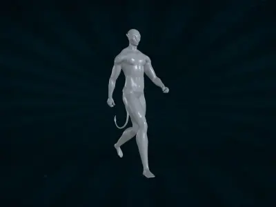 AVTR-003 Avatar Walking Animation 3D model