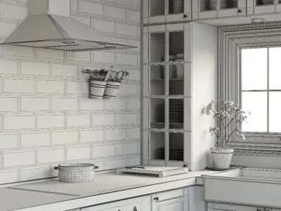 Kitchen IKEA METOD 3D model