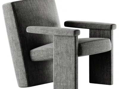 La Cividina Agetti Armchair 3D model